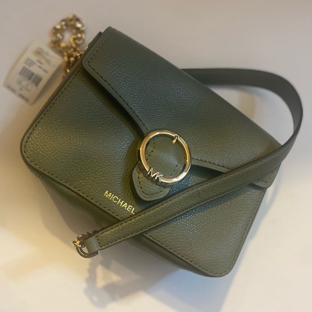 Michael Kors Small Army Green Crossbody